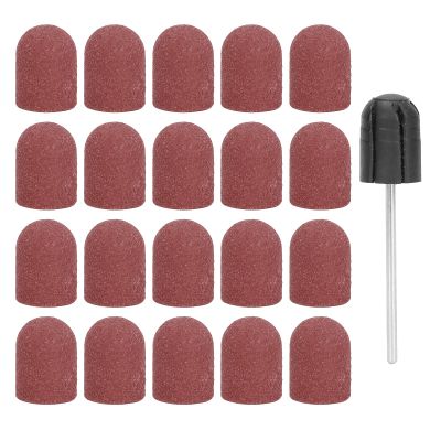 Nail Drill Bits Kit, Nail Art Sanding Nail Drill Bits Polishing Grinding Sanding Bands Set Nail Drill Head Accessory for Manicure Pedicure Nail Polishing Burr Home Salon Use 13 x