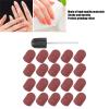 Nail Drill Bits Kit, Nail Art Sanding Nail Drill Bits Polishing Grinding Sanding Bands Set Nail Drill Head Accessory for Manicure Pedicure Nail Polishing Burr Home Salon Use 13 x view 2