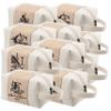 Bridesmaid Gifts Set of 10, Personalized Toiletry Bag for Women, 3 Design & 4 Color, Custom w/Name, Title, Date, Bridesmaid Proposal Gifts, Bridal Shower Gift, Bachalorette Party Favors, D3 - ROSEGOLD view 1