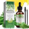 ALIVER Rosemary Essential Oil for Hair Growth, Enhanced Shine, 100% Pure Natural, Nourishment Scalp, Improves Blood Circulation, Best Serum for Skin, 2.02 fl oz view 1