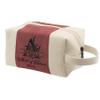 Bridesmaid Gifts, Single, Personalized Toiletry Bag for Women, 3 Designs & 4 Colors, Custom w/Name, Title, Date, Bridesmaid Proposal Gifts, Bridal Shower Gift, Bachalorette Party Favors, D3 - BURGUNDY view 1