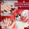 AZUREBEAUTY Dip Nails Powder Starter Kit, Christmas 4 Colors Pink Red Black Clear Dipping Powder System Liquid Set Recycling Tray with Base & Top Coat Activator Manicure Kit for Gift. view 3