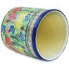 Polmedia Polish Pottery Utensil Jar UNIKAT - Hidden Chalet Pattern Handmade in Boleslawiec Poland by Ceramika Artystyczna + Certificate of Authenticity view 3