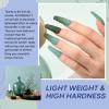 AZUREBEAUTY Dip Powder Nail Set Blue Sage Green Grey Shades, 6 Dark Colors Dipping Powder Starter Kit French Nail Art Manicure DIY Salon for Women, No Need Nail Lamp Cured view 4