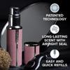 Travalo Milano Perfume Atomizer Bundle - Leak-Proof and TSA Approved for Air Travel - Reusable, Easy Fill Mini Pump Sprayer - Vegan Leather w/Polished Metal - White, Aqua, Perfect Pink - 3 Pack view 3