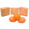 Clever Yoga Wave - Two Citrus Shampoo Bars and One Citrus Conditioner Bar for All Hair Types - 100% Natural and Vegan, Eco Friendly, Plastic Free view 1