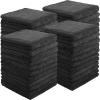Panelee 36 Packs of Bleach Proof Towels Microfiber Absorbent Salon Towels Bleach Resistant Salon Hand Towels for Gym, Bath, Spa, Shaving, Shampoo, Home Hair Drying, 16 x 28 Inches (Black) view 1