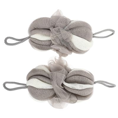 KALLORY 2pcs Adorable Shower Bath Flower for Home Use Quick-Drying Material for Family and Travel Skin-Friendly Bathing Accessory