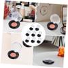 KALLORY 8pcs Small Cosmetics Sub Box Refillable Eyeshadow Container for Blusher Foundation Compact Organizer for Easy Use and Stylish Storage Design view 2
