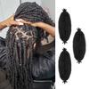 3 Packs Springy Afro Twist Hair with Crochet Hook, 16 Inch Pre-Separated Marley Crochet Braiding Hair for Distressed Soft Locs, Natural Black Synthetic Hair Extension for Black Women(1B#) view 1