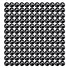 Onwon 288 Pcs Crystal Flat Back Brilliant Round Rhinestones Glass Stones Glitter Gems Faux Diamond for Craft,Nail Art,Shoes,DIY Decorations (SS30 / 6.35mm, Black) view 1