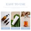 SOLUSTRE Empty Travel Size Bottles Plastic Dropper Bottles 5 Pack Leakproof Liquid Containers view 3