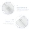 SOLUSTRE Empty Travel Size Bottles Plastic Dropper Bottles 5 Pack Leakproof Liquid Containers view 4