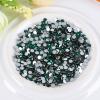 Onwon 288 Pcs Crystal Flat Back Brilliant Round Rhinestones Glass Stones Glitter Gems Faux Diamond for Craft,Nail Art,Shoes,DIY Decorations (SS30 / 6.35mm, Emerald) view 2