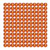 Onwon 288 Pcs Crystal Flat Back Brilliant Round Rhinestones Glass Stones Glitter Gems Faux Diamond for Craft,Nail Art,Shoes,DIY Decorations (SS30 / 6.35mm, Orange) view 1