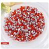 Onwon 288 Pcs Crystal Flat Back Brilliant Round Rhinestones Glass Stones Glitter Gems Faux Diamond for Craft,Nail Art,Shoes,DIY Decorations (SS30 / 6.35mm, Orange) view 2