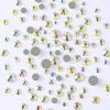 Onwon 144 Pcs Crystal Flat Back Brilliant Round Rhinestones Glass Stones Glitter Gems Faux Diamond for Craft,Nail Art,Shoes,DIY Decorations (SS40 / 8mm, Crystal AB) view 2