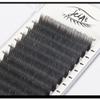 L Curly Eyelash Extension Natural Soft False Eyelash Individual Eyelash Extension Premade Curling Fan Grafted Eyelashes 0.07/0.1mm Individually Grafted Eyelashes Easy Curling Fan False Eyelash (14mm, Lashes-L-0.07) view 2