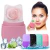Ice Roller for Face and Eye, Upgraded Ice Face Roller Facial Beauty Ice Roller Skin Care Tools, Ice Facial Roller Gua Sha Face Massage, Silicone Ice Mould for Face Beauty Remove Fine Lines (Black) view 2