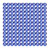 Onwon 288 Pcs Crystal Flat Back Brilliant Round Rhinestones Glass Stones Glitter Gems Faux Diamond for Craft,Nail Art,Shoes,DIY Decorations (SS34 / 7mm, Sapphire) view 1