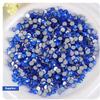 Onwon 288 Pcs Crystal Flat Back Brilliant Round Rhinestones Glass Stones Glitter Gems Faux Diamond for Craft,Nail Art,Shoes,DIY Decorations (SS34 / 7mm, Sapphire) view 2