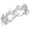 CROWN GUIDE Rhinestones Headband 20s Bridal Headpiece 1920s Flapper Accessories for Women Wedding Brides Silver view 1