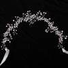 CROWN GUIDE Rhinestones Headband 20s Bridal Headpiece 1920s Flapper Accessories for Women Wedding Brides Silver view 4