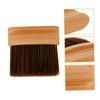 Beaupretty Hair Salon Neck Cleaning Brush Wooden Handle Broken Hair Removal Tool for Barbers and Personal Use High Density Hairdressing Cleaning Brush for Quick view 4