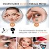 Benbilry 9" Large Size Wall Mounted Makeup Vanity Mirror, 1X/10X Magnifying Double Sided Shaving Mirror for Bathroom, 360 Swivel Extendable Arm, Nickel Finish view 3