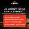 Man Arden Natural Kacchi Neem Wood Hair Comb For Healthy Scalp view 4