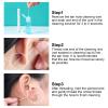 Earring Hole Cleaner Floss, Ear Care Set, 70pcs Disposable Piercing Aftercare Piercing Cleaning Line, 25ml ear cleaning earring hole cleaner view 4