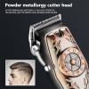 Professional Hair Clippers for Men, Electric Hair Clipper Hair Trimmer For Men Rechargeable Electric Shaver Beard Barber Hair Cutting Machine For Men Hair Cut (Color : Bronze) view 2