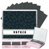 [400 Counts + Mirror Case] Natural Bamboo Charcoall Oil Blotting Sheets for Face with Mirror Compact and Refills view 1