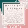 37th Birthday Gift Box Set - Heartfelt Card & Jewelry Gift Set for Women view 2