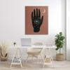 Stupell Industries Celestial Bohemian Chic Hand With Enlightened Eye Tattoo, Design by Nina Blue view 2