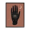 Stupell Industries Celestial Bohemian Chic Hand With Enlightened Eye Tattoo, Design by Nina Blue view 1