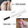 IDOU Toe Nail Files for Thick Nails,Stainless Steel 4 Sides 7 inch Length,Nail Files for Men Seniors & Dogs view 2