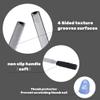 IDOU Toe Nail Files for Thick Nails,Stainless Steel 4 Sides 7 inch Length,Nail Files for Men Seniors & Dogs view 3