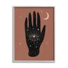 Stupell Industries Celestial Bohemian Chic Hand With Enlightened Eye Tattoo, Design by Nina Blue view 1