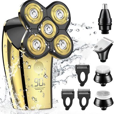 Electric Razor for Men, 5 in 1 men electric head shaver for bald men shaving shaving trimmer