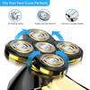Electric Razor for Men, 5 in 1 men electric head shaver for bald men shaving shaving trimmer view 2