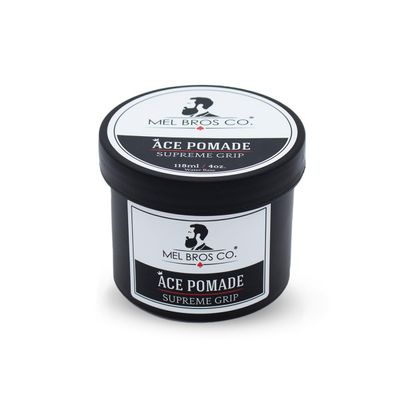 MEL BROS CO. - ACE POMADE SUPREME GRIP 4oz | Biotin, Keratin, Vitamin A&D