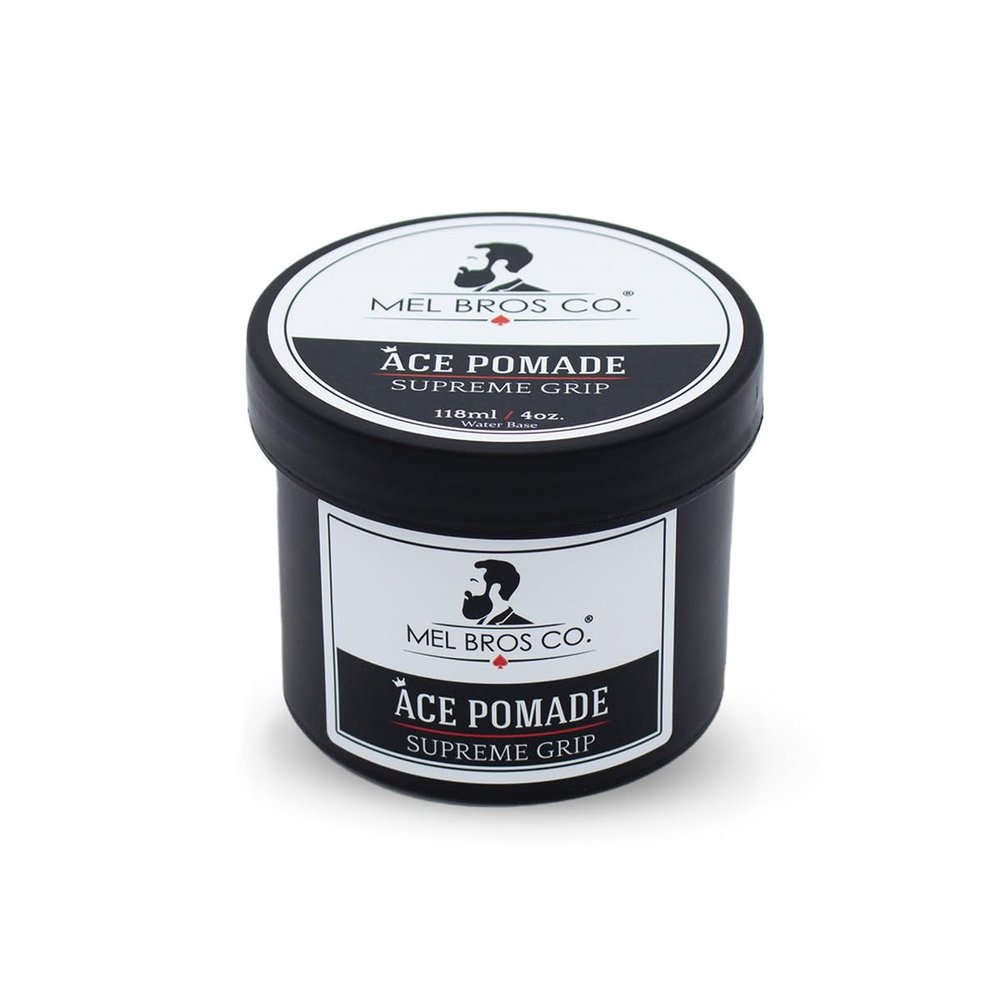 MEL BROS CO. - ACE POMADE SUPREME GRIP 4oz | Biotin, Keratin, Vitamin A&D