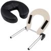EBANKU Universal Adjustable Face Cradle Massage Table Bed Face Cradle Pillow Cushion Set, Aluminum Massage Faces Cradles with Pillow Cushion Spa Massages Table Pad & Faces Cradles Set view 1