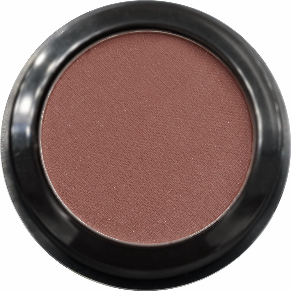Pure Ziva Warm Plum Matte Dark Mauve Purple Red Pressed Powder Single Vegan Eyeshadow; Talc, Paraben & Cruelty Free