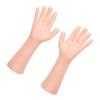 Beaupretty 1 Pair Long Moisturizing Gloves Dry Hand Cover Hand Spa Mitten for Softening Dry Cracked Hand Skin Beige view 1