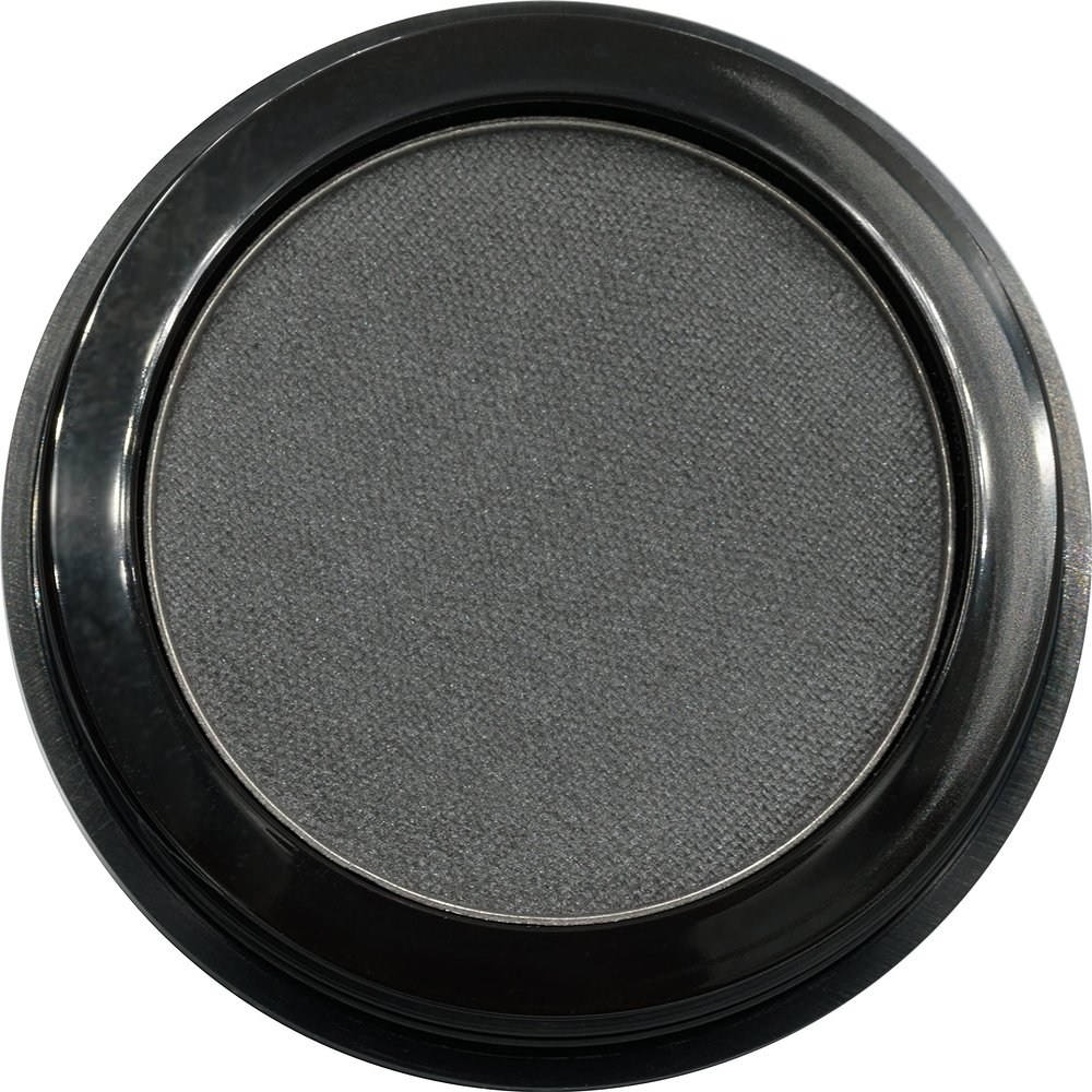 Pure Ziva Thunder Matte Dark Grey Blue Gray Pressed Powder Single Vegan Eyeshadow; Talc, Paraben & Cruelty Free