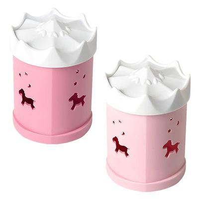 Beaupretty 2pcs Makeup Sponge Holder Storage Container for Organizing and Protecting Cosmetic Sponges Practical Design Ventilation to