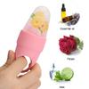 Small Ice Roller for Face and Eye, Ice Face Roller Facial Beauty Ice Roller Skin Care Tools, Ice Facial Roller Gua Sha Face Massage, Silicone Ice Mould for Face Beauty Remove Fine Lines (Black) view 3