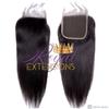 11A Brazilian Hair HD Lace Closure, Unprocessed Virgin Human Hair Extensions, Natural Color (Straight, 18") view 1